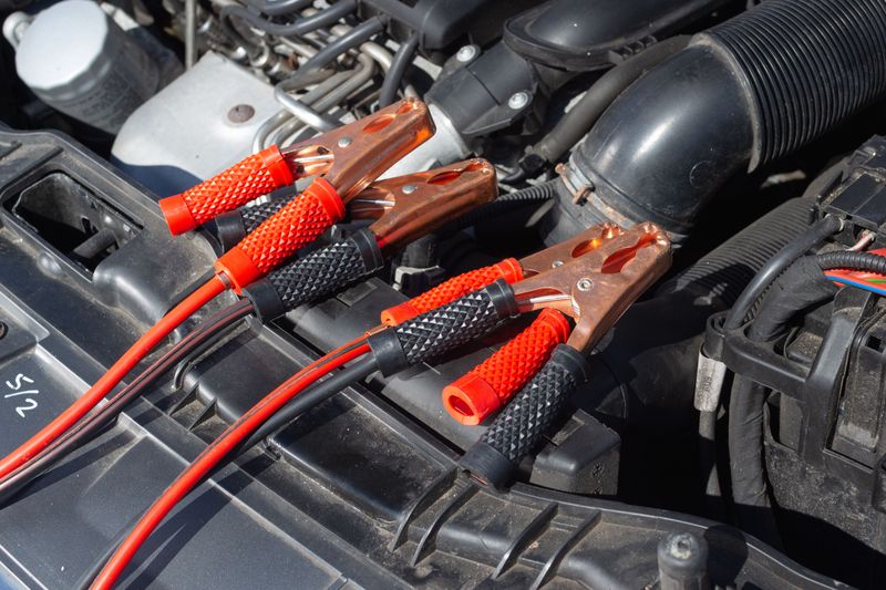 Jumper Cables Or Portable Jump Starter Jumper Cables Or Portable Jump Starter