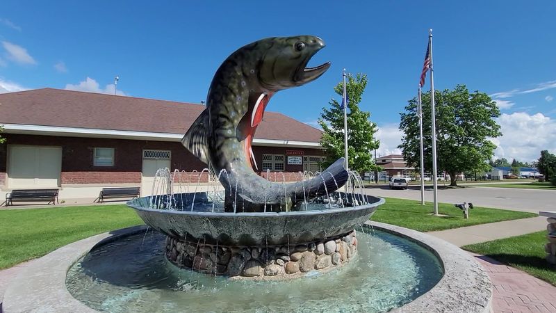 Kalkaska Put Its Fishing Story Eighteen Feet Tall Kalkaska Put Its Fishing Story Eighteen Feet Tall