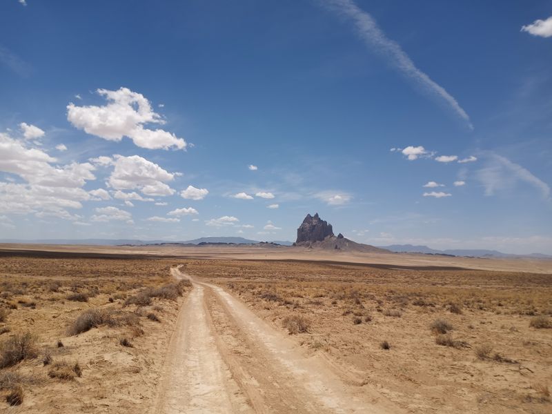 Shiprock Rock Formation - US-64 & US-491, Shiprock