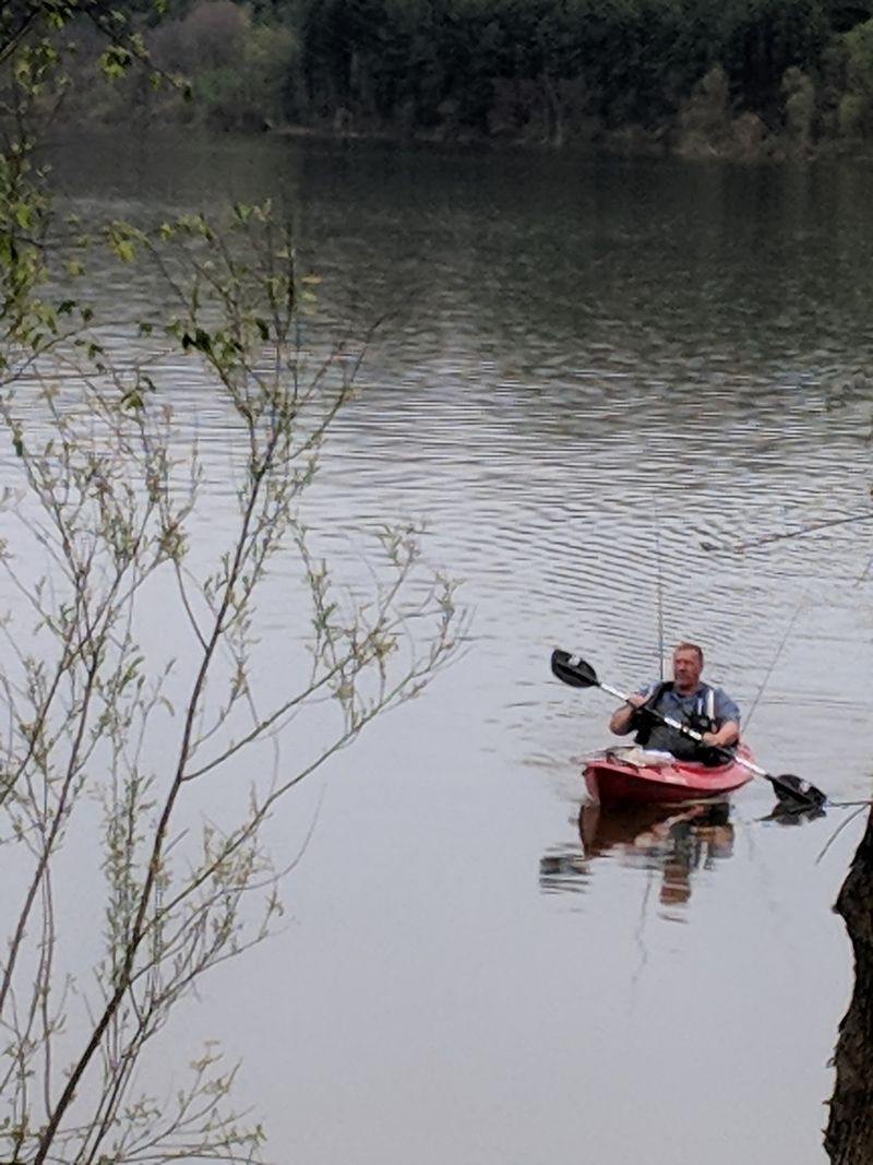 Kayaking Through Peaceful Water