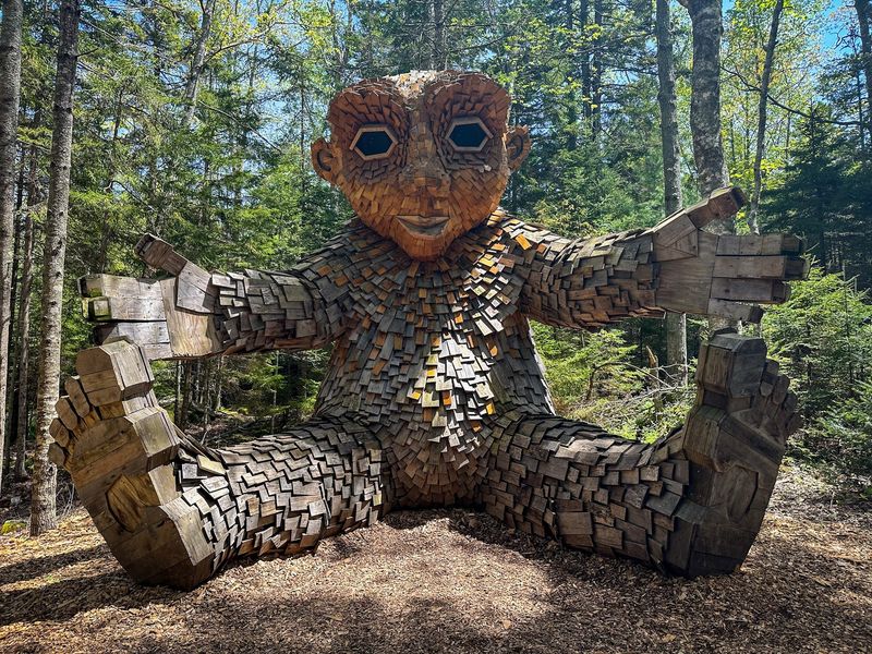 Keep Your Eyes Peeled For Some Very Large, Very Wooden Neighbors