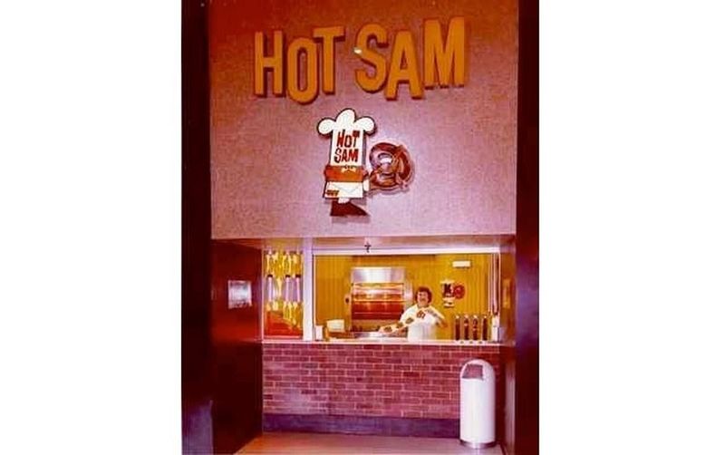 Hot Sam's Pretzel Burger