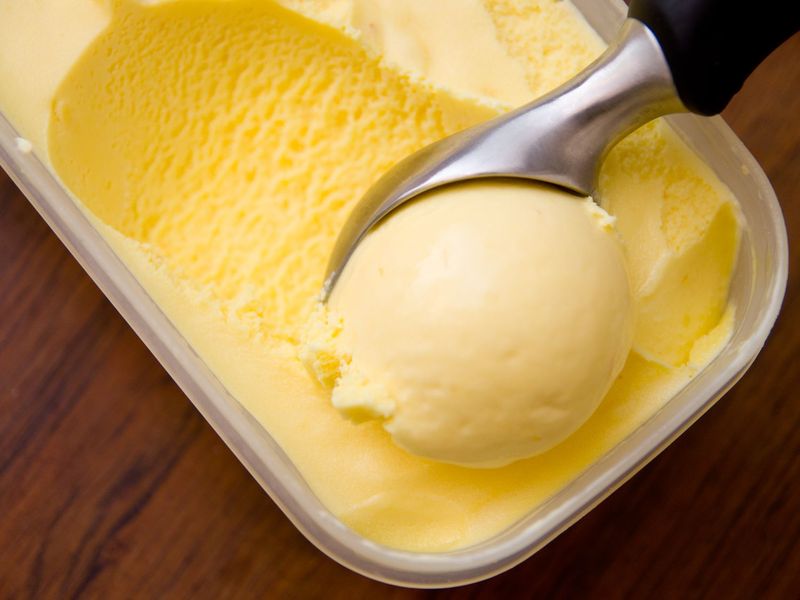 Orange Blossom Honey Ice Cream