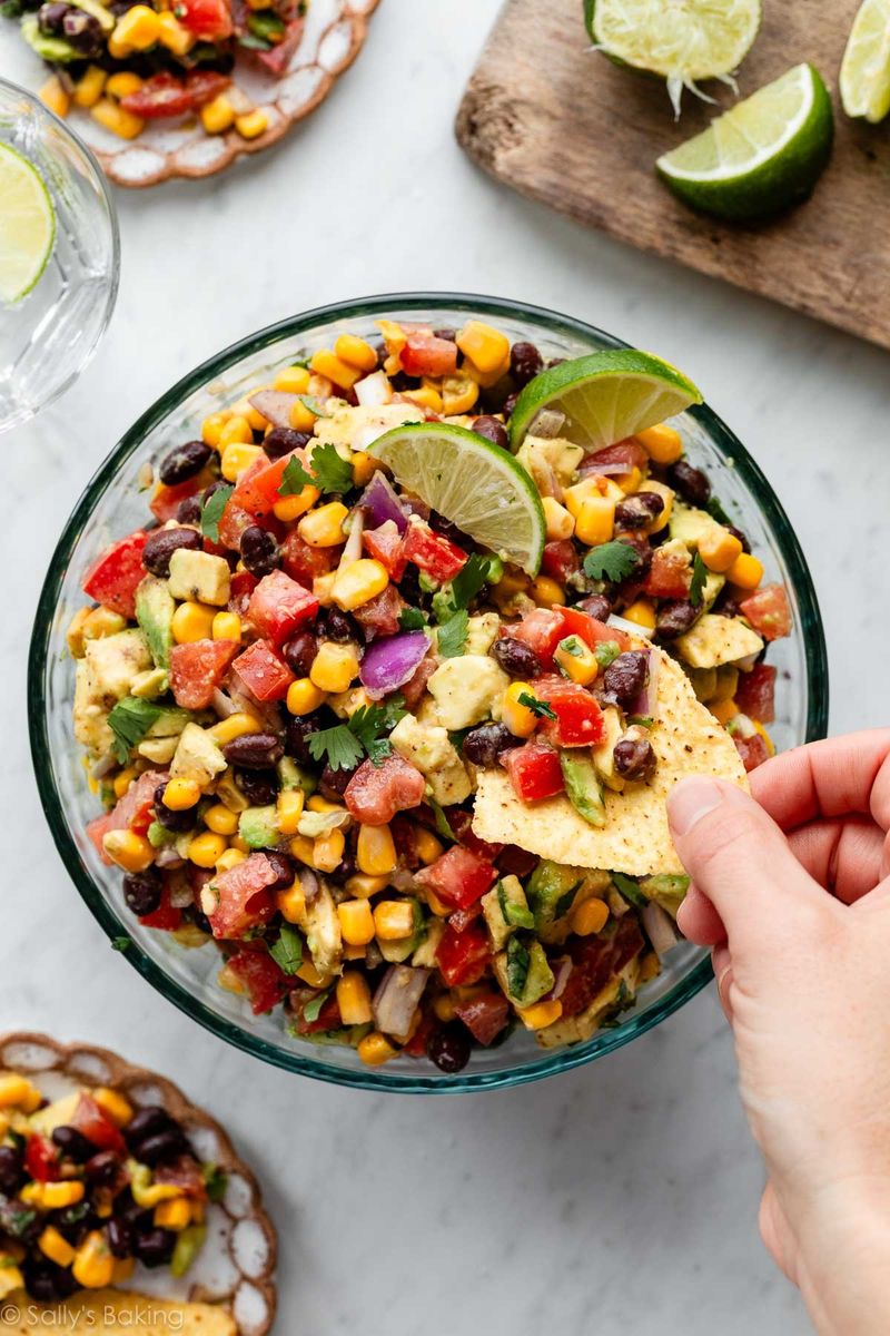 Fresh Corn and Black Bean Salsa