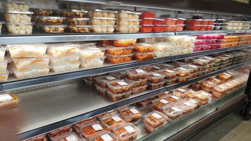 Kimchi Jars, Banchan, and the Wall of Side Dishes Kimchi Jars, Banchan, and the Wall of Side Dishes