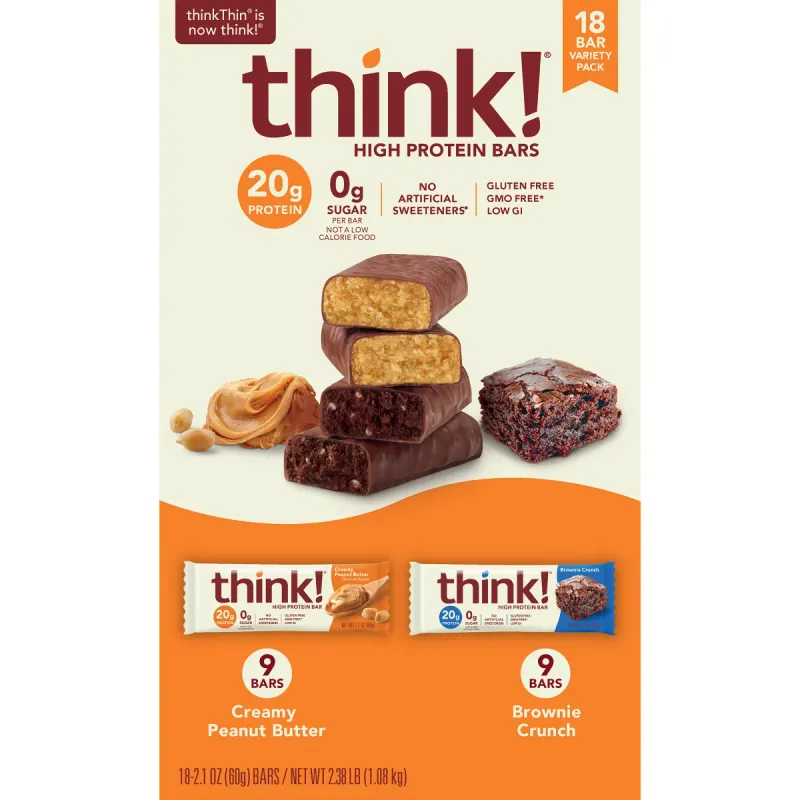 Think! Protein Bars Variety Pack