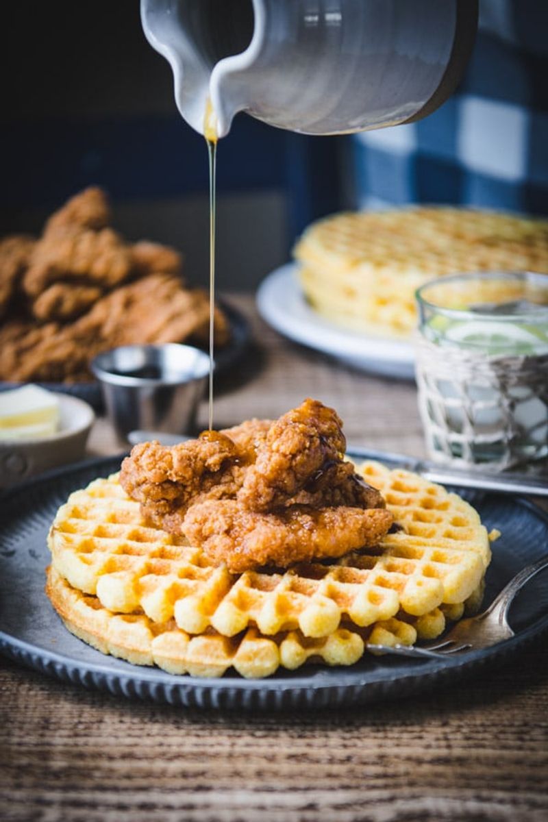 Fried Chicken & Waffles Heat-and-Eat Meal