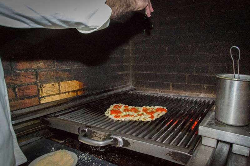 Grilled Pizza Margherita