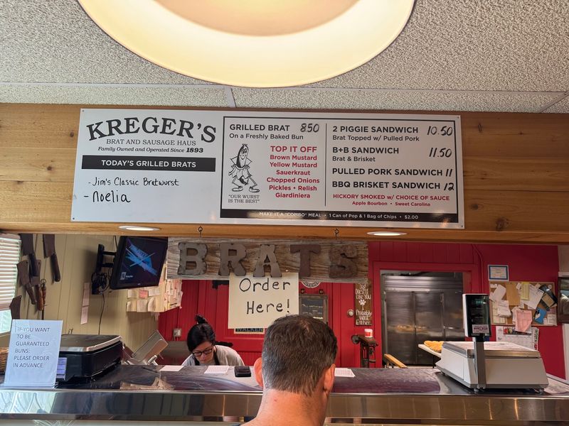 Kreger's Brat & Sausage Haus (Naperville, IL) Kreger's Brat & Sausage Haus (Naperville, IL)