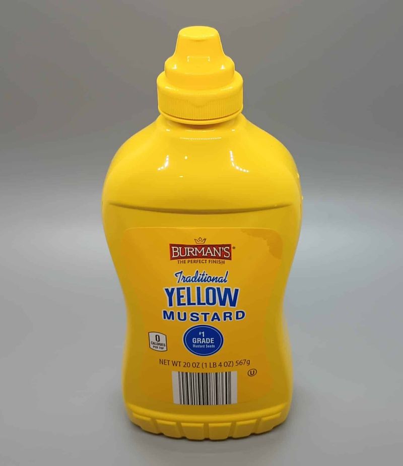 Burman's Yellow Mustard (Aldi)