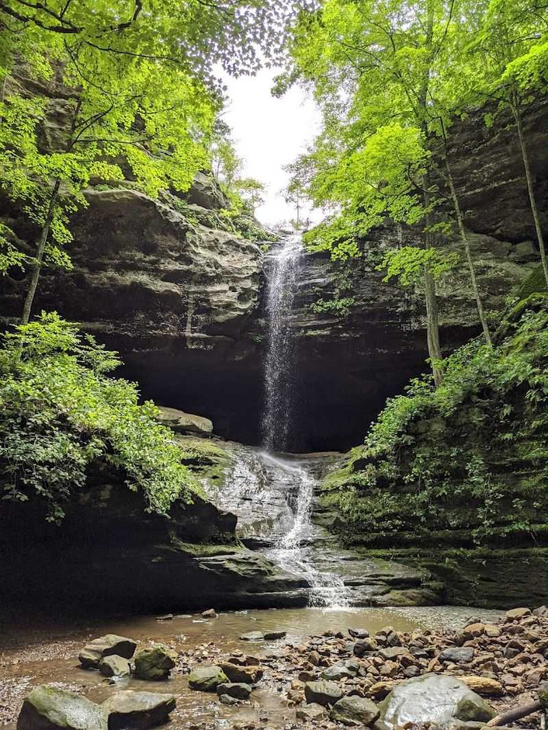 Ferne Clyffe Waterfall, Ferne Clyffe State Park
