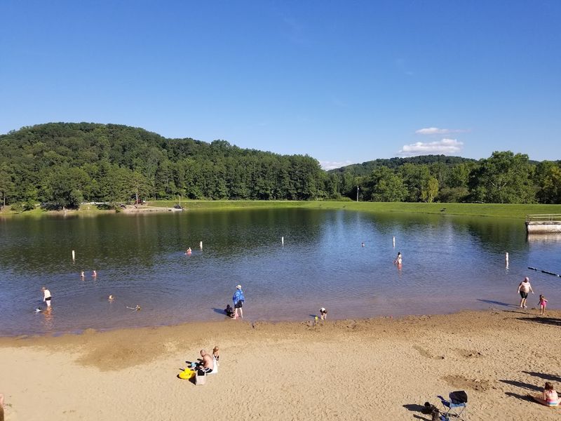Lake Hope State Park Beach, McArthur