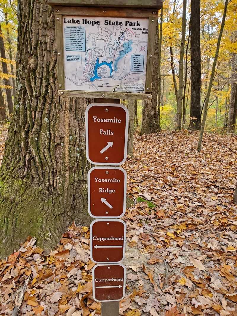 Lake Hope State Park Trails, McArthur