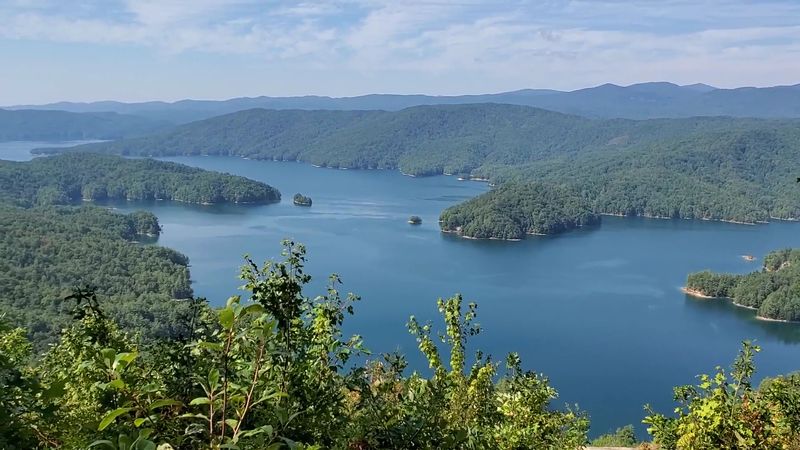 Lake Jocassee Views From Mountain Overlooks