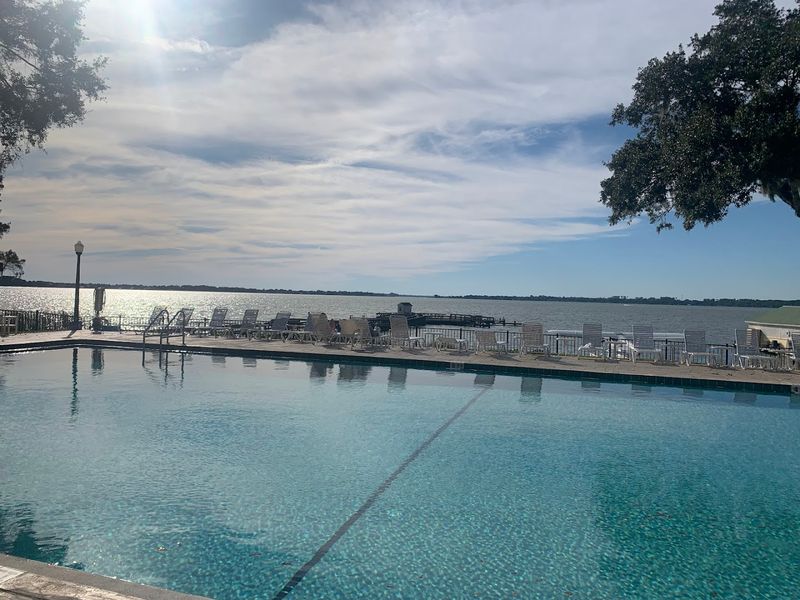 Lakefront Setting And Outdoor Pool