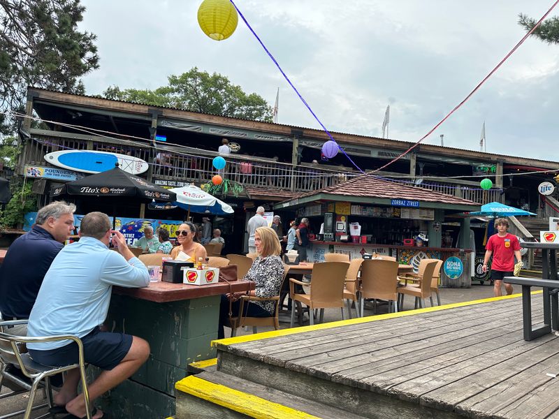 Zorbaz on Gull Lake, Lake Shore