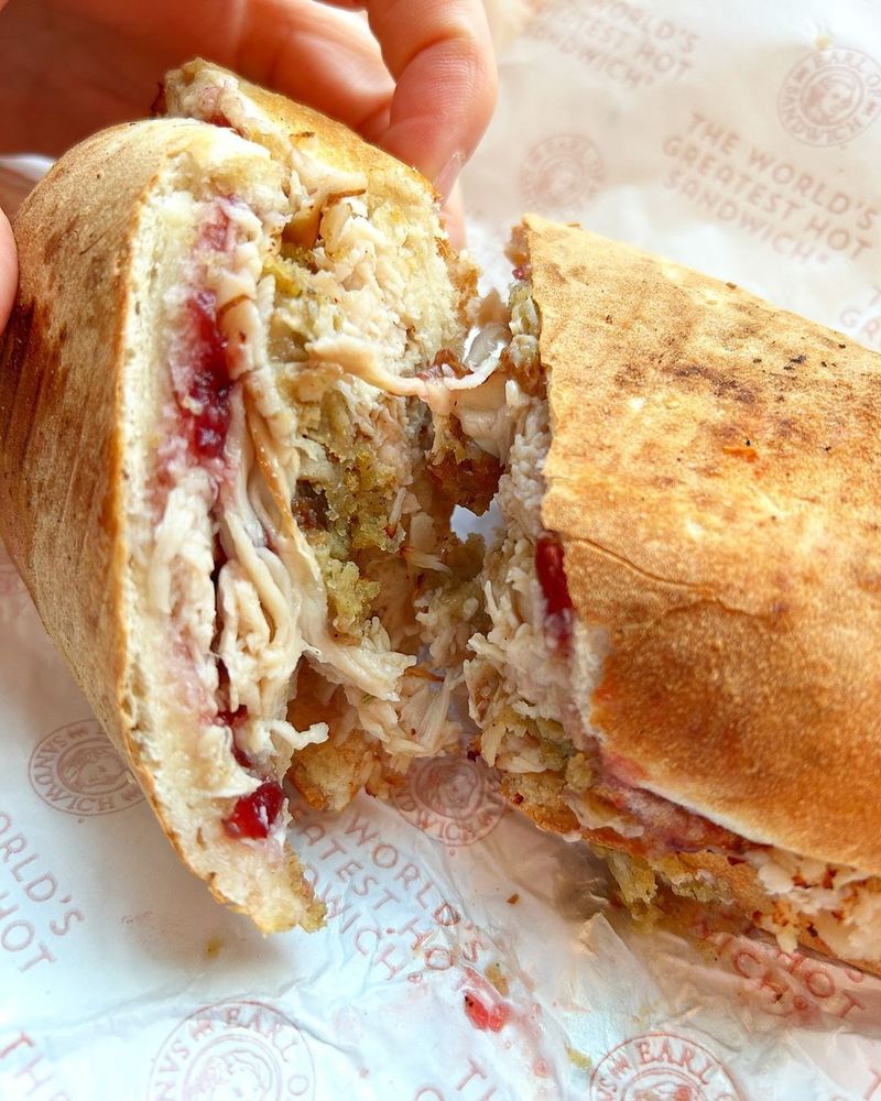 Earl of Sandwich Holiday Turkey & Stuffing - Disney Springs Delight