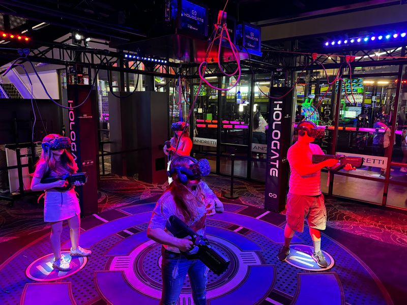 Laser Tag Battles Across Three Levels