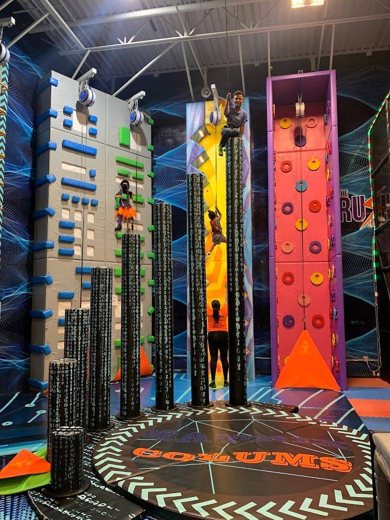 Laser Tag, Bumper Cars, And A Climbing Wall