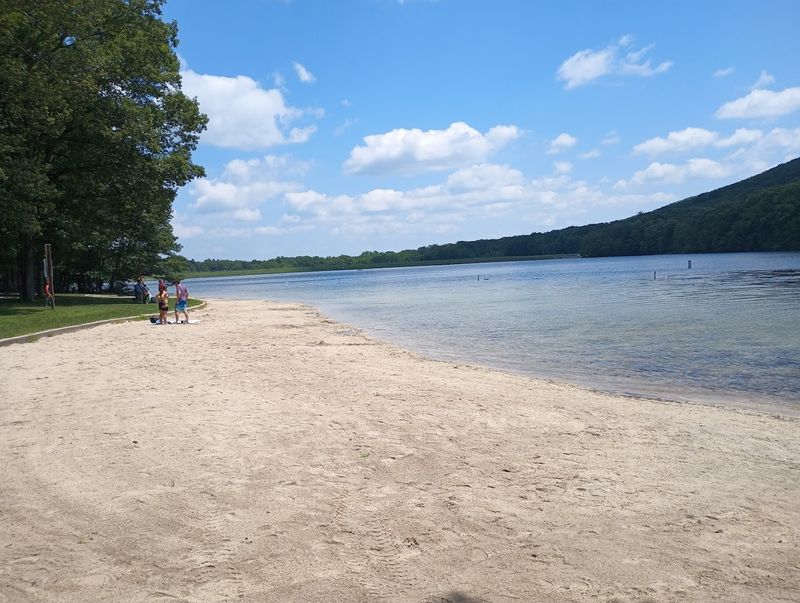 Locust Lake State Park Beach, Barnesville