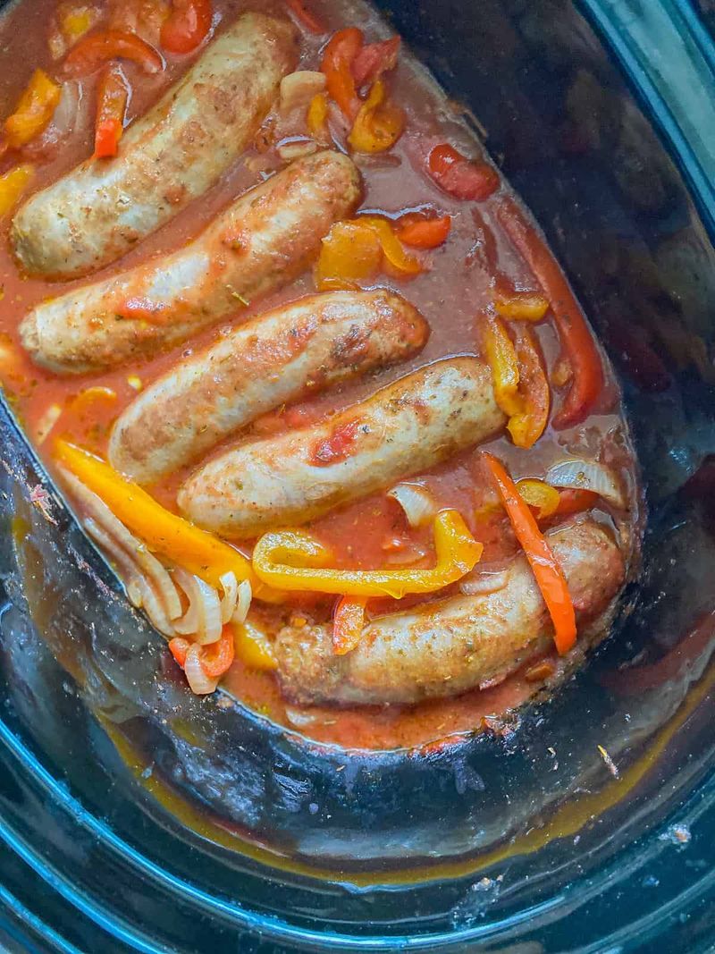 Sizzling Sausage and Peppers