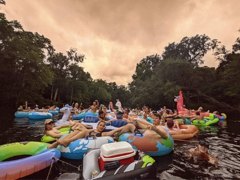 Lazy Tubing Down The Santa Fe River Lazy Tubing Down The Santa Fe River