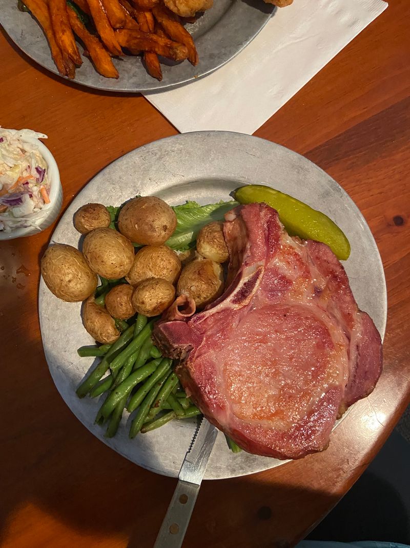 Ask About The Smoked Pork Chop