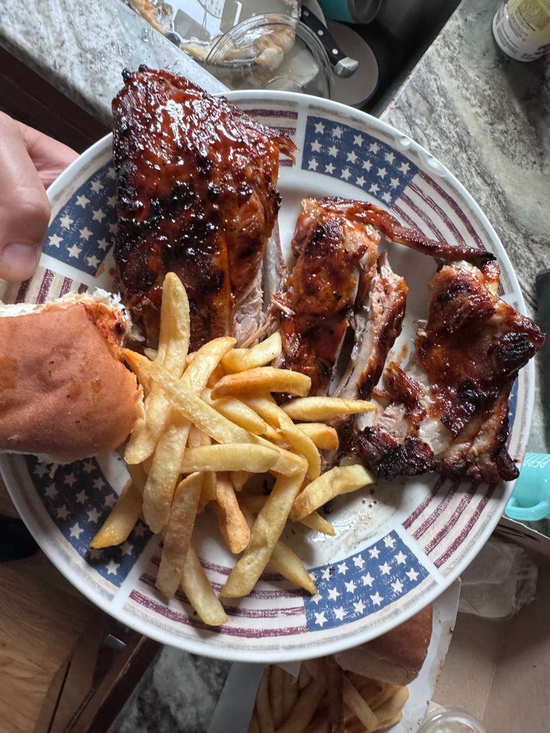 Ask For Your Rib Slab Cut Hot And Re Dipped To Finish