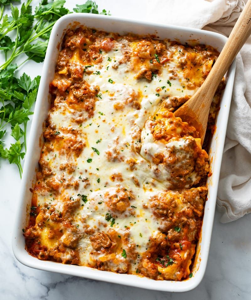 Five-Ingredient Ravioli Bake