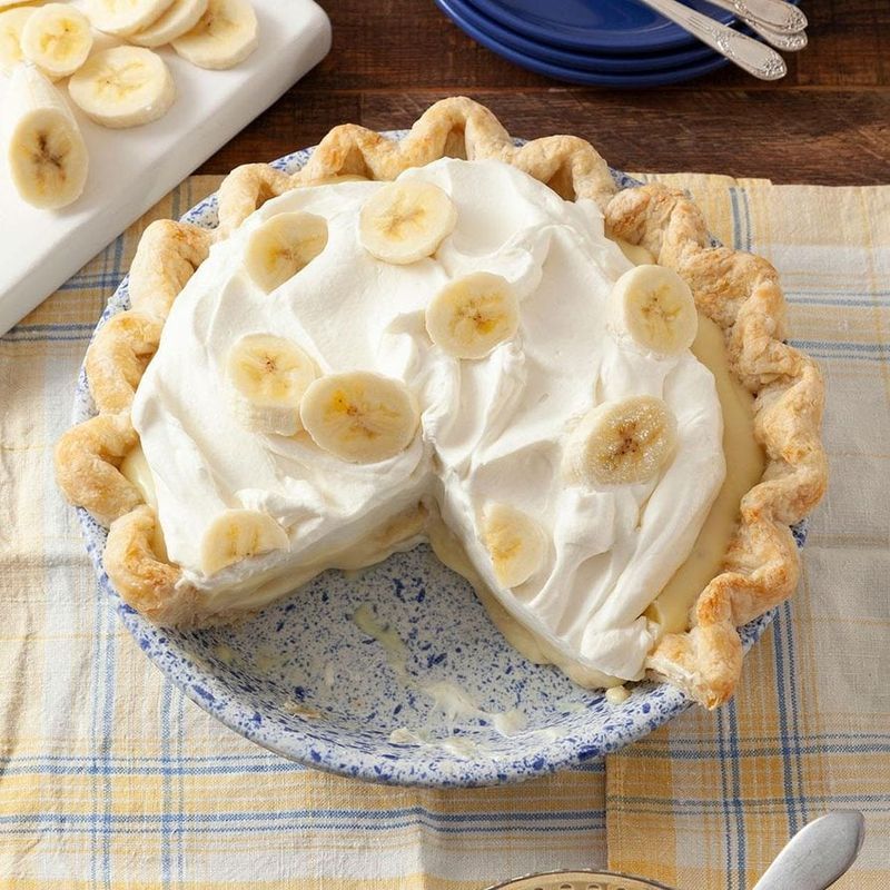 Banana Cream Pie Loaded With Fresh Fruit