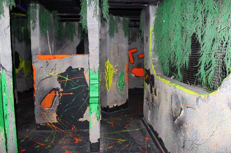 Indoor Laser Tag Alongside The Mini Golf