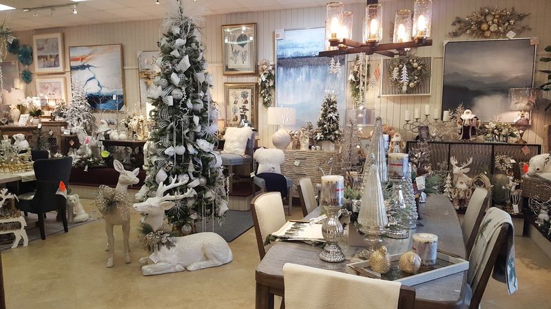 Life-Size Reindeer And Santa Statues Steal The Show Life-Size Reindeer And Santa Statues Steal The Show