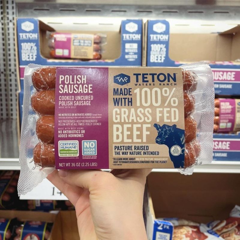 Teton Waters Ranch 100% Grass-Fed Beef Hot Dogs