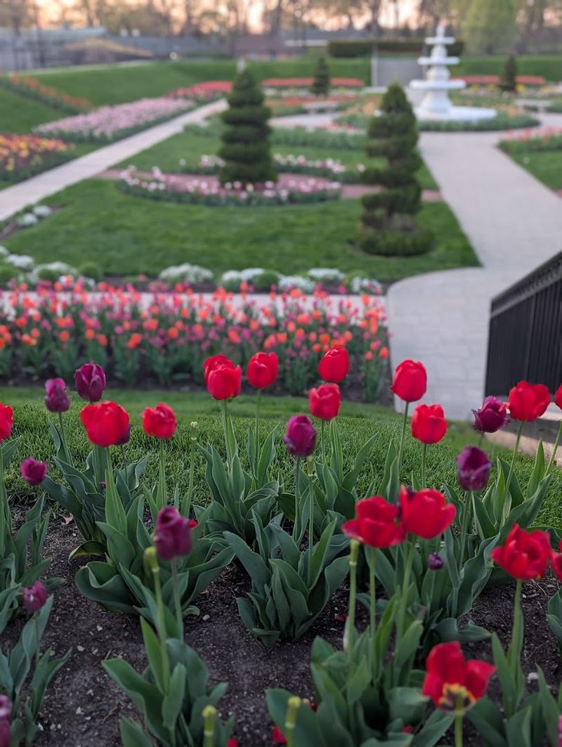 Phillips Park Sunken Garden, Aurora