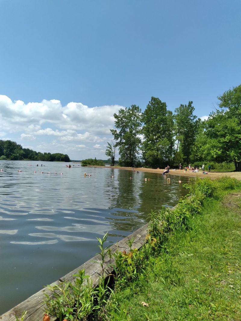 Linesville Beach At Pymatuning State Park, Linesville, PA