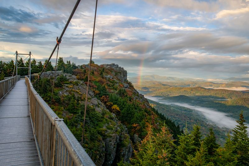 Grandfather Mountain & the Mile High Swinging Bridge
