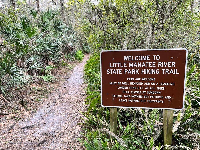 Little Manatee River State Park Hiking Trails, Wimauma