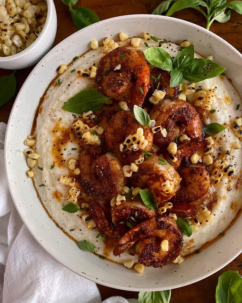 Southern-Style Shrimp And Grits With A Summer Twist