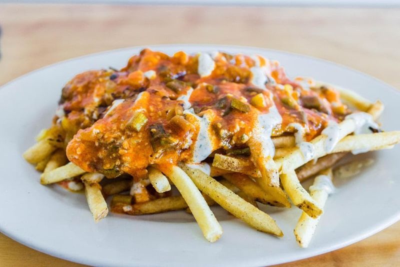 Loaded Fries Worth Fighting Over At The Table Loaded Fries Worth Fighting Over At The Table