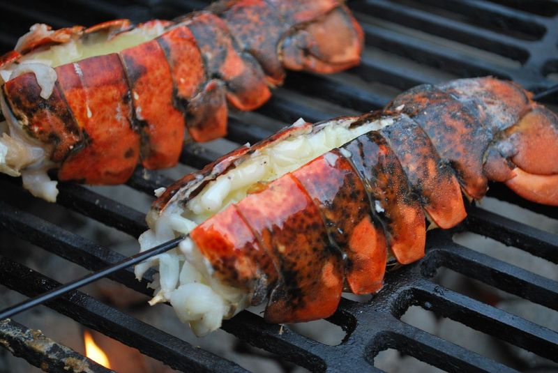 Spicy Grilled Lobster Tails