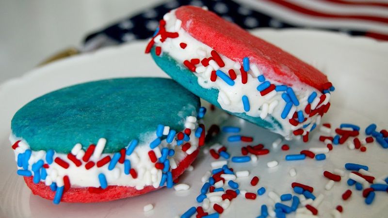 Independence Day Ice Cream Sandwiches