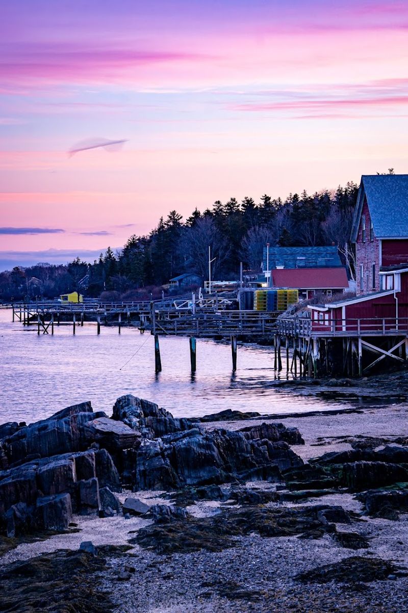 Lobster Boats And Working Harbor Culture