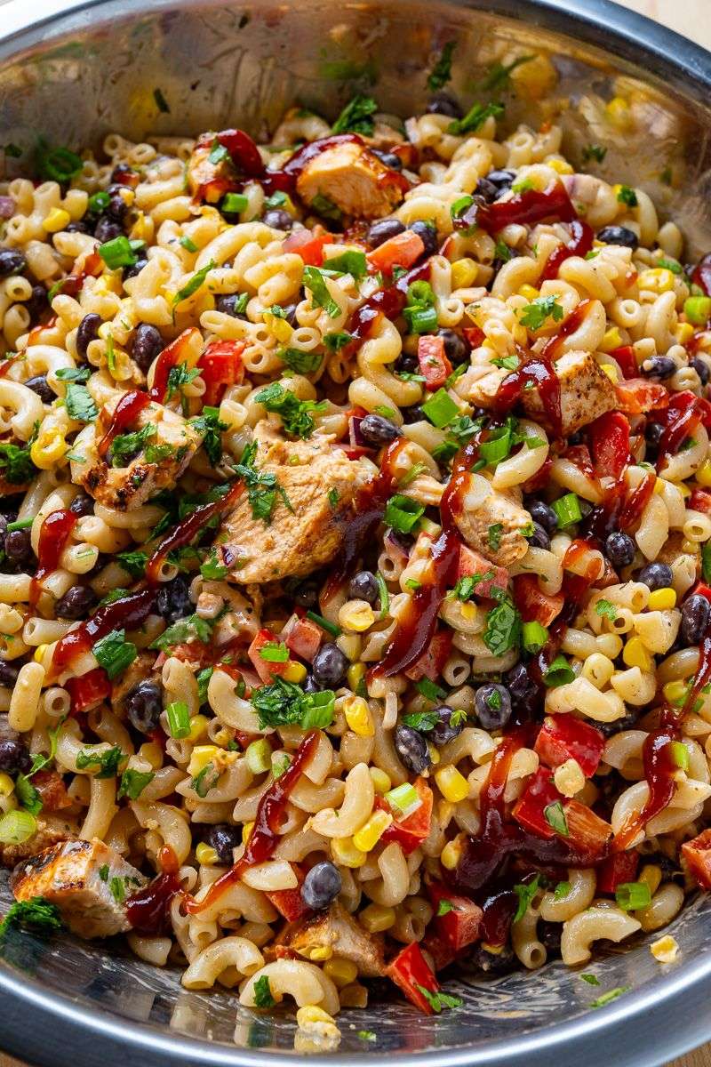 Smoky BBQ Chicken Pasta Salad