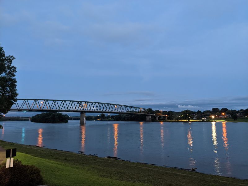 Sunset From The Putnam Bridge Overlook
