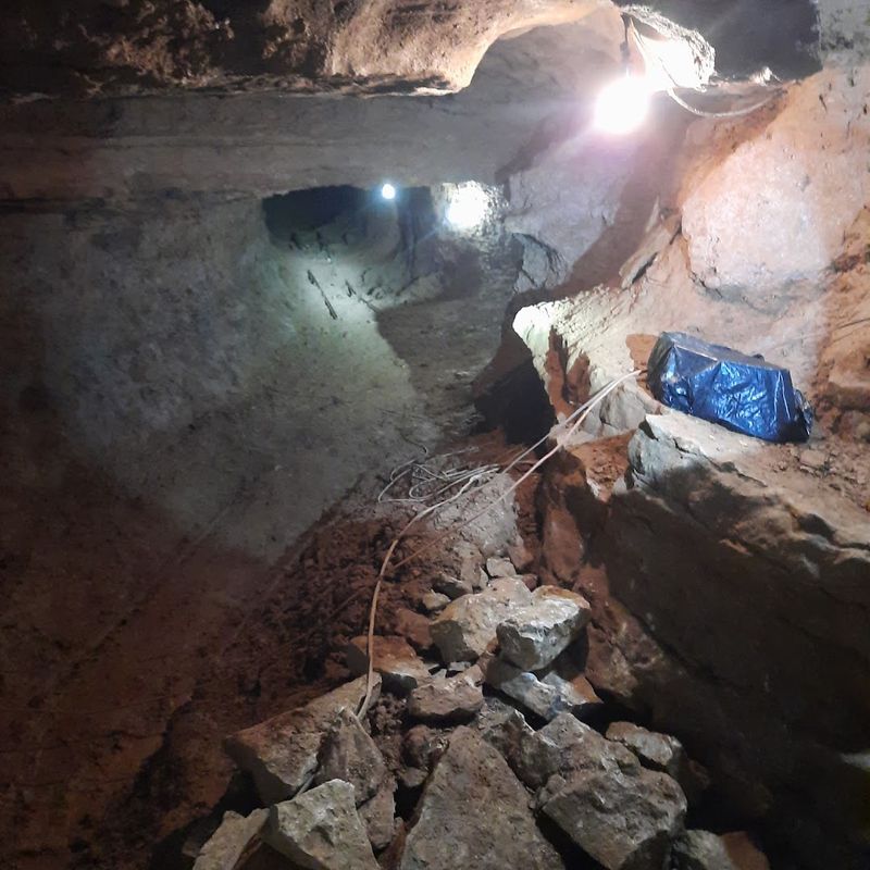 A Sealed Passage Was Discovered Behind A Natural Rock Wall