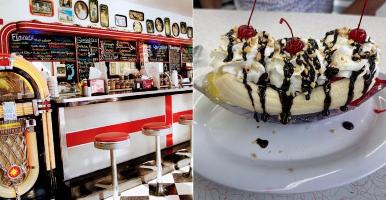 Locals Can’t Stop Talking About The Banana Splits At This Alabama Ice Cream Shop