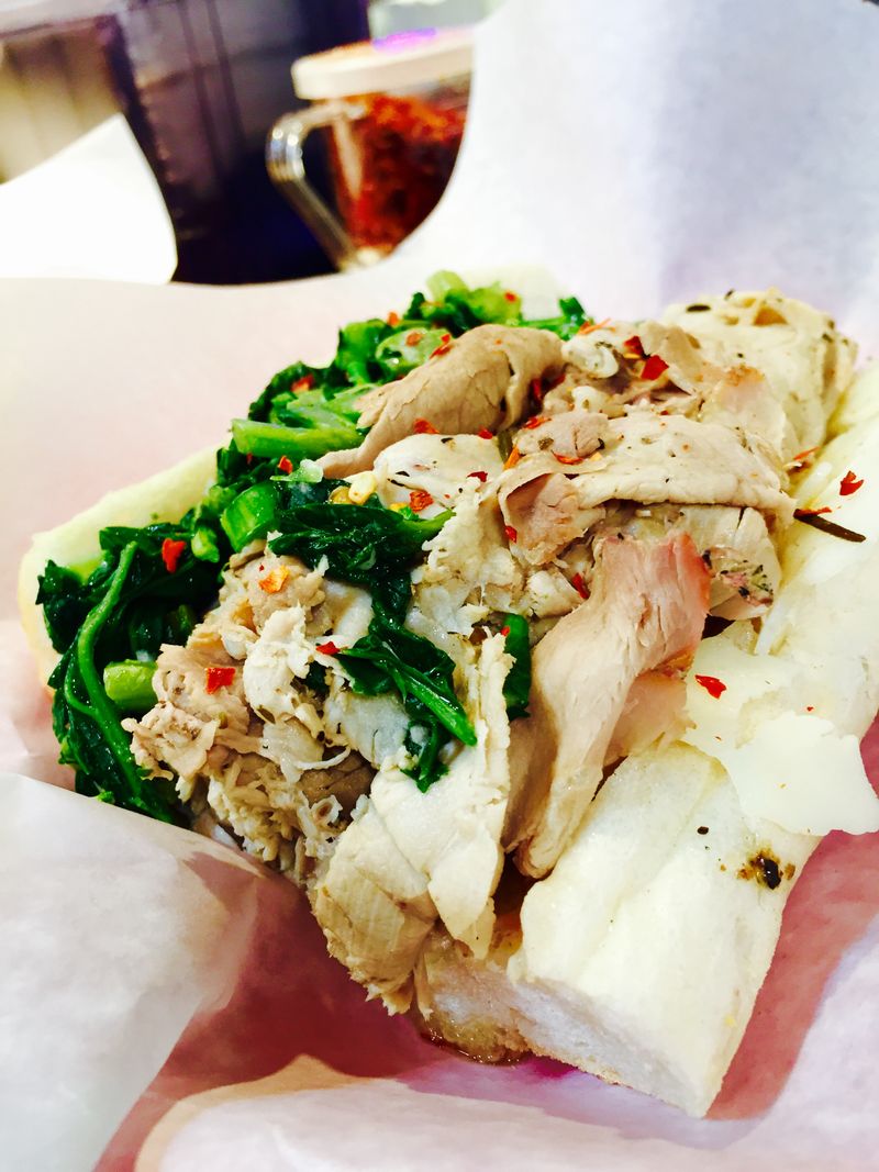 The Roast Pork Sandwich with Provolone and Broccoli Rabe Is the Star