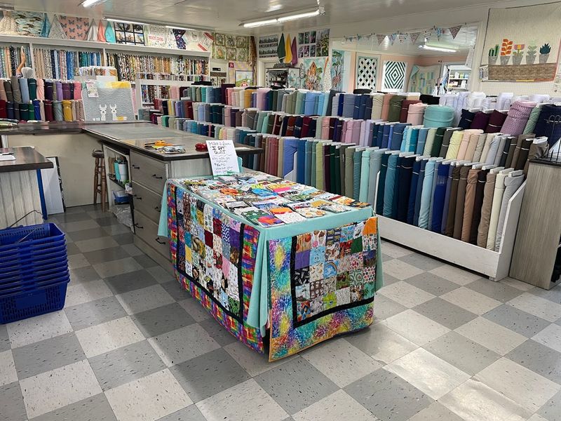 Handcrafted Quilts and Gift Items on Display