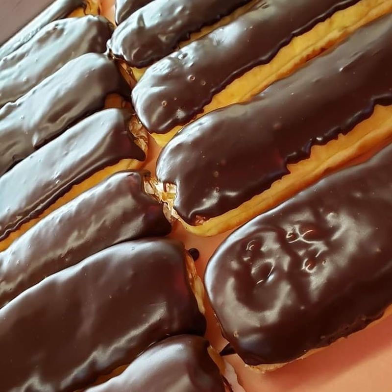 Long Johns And Filled Donuts That Overflow