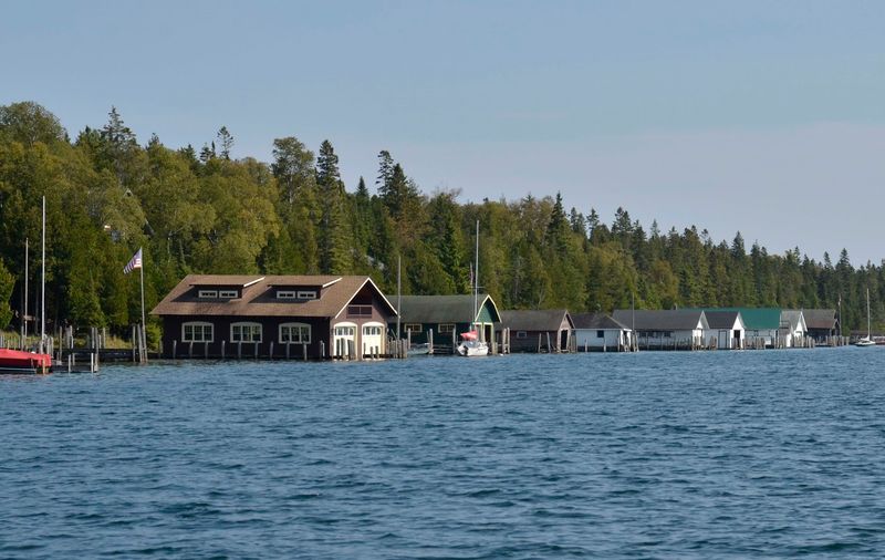 Look Closely At The Boathouses